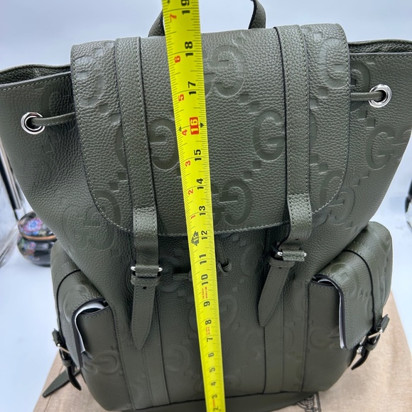 Gucci GG embossed leather LARGE backpack made in Italy NWT - Picture 12 of 14